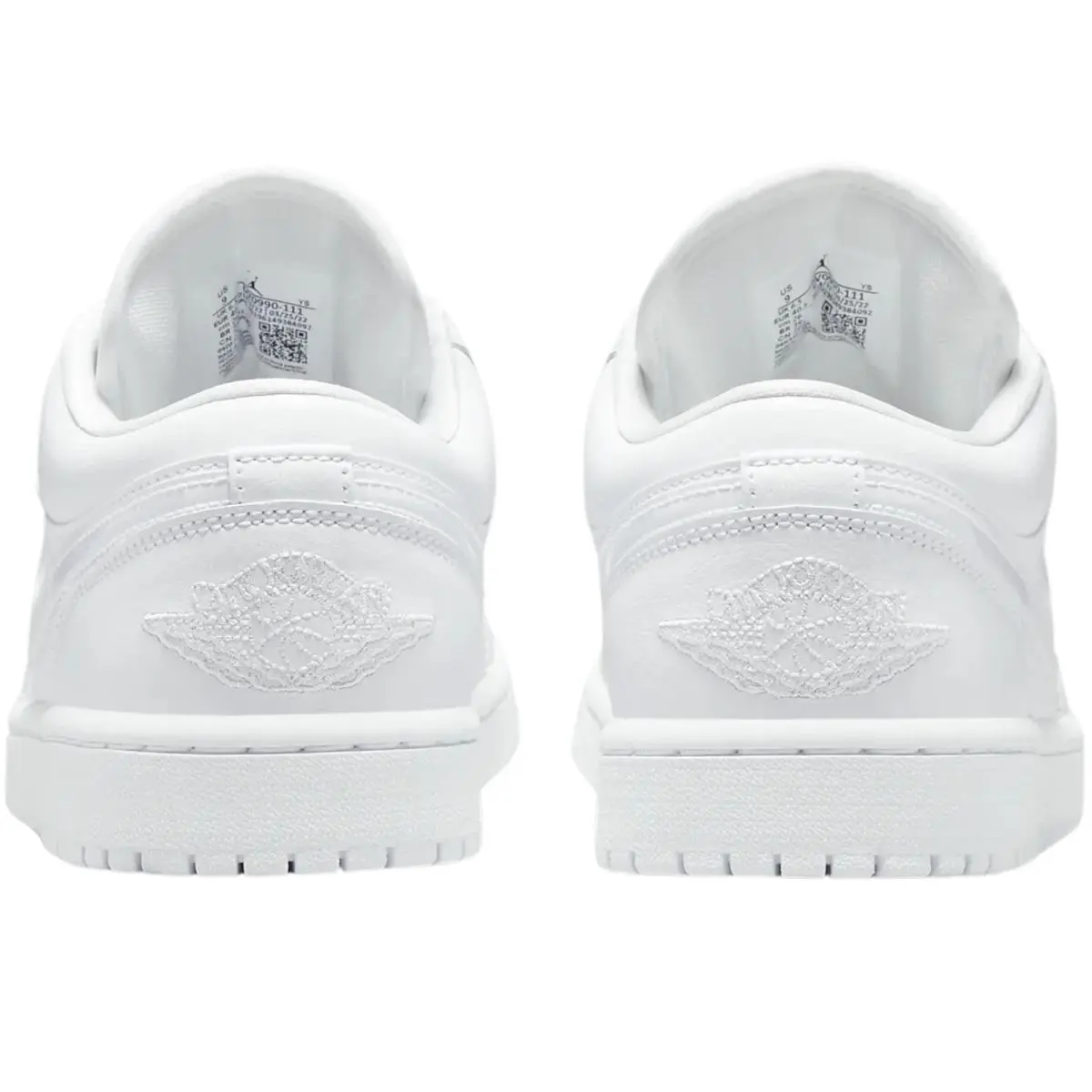 Nike shoes - Nike Air Jordan 1 Low Retro - White/White/Black 11