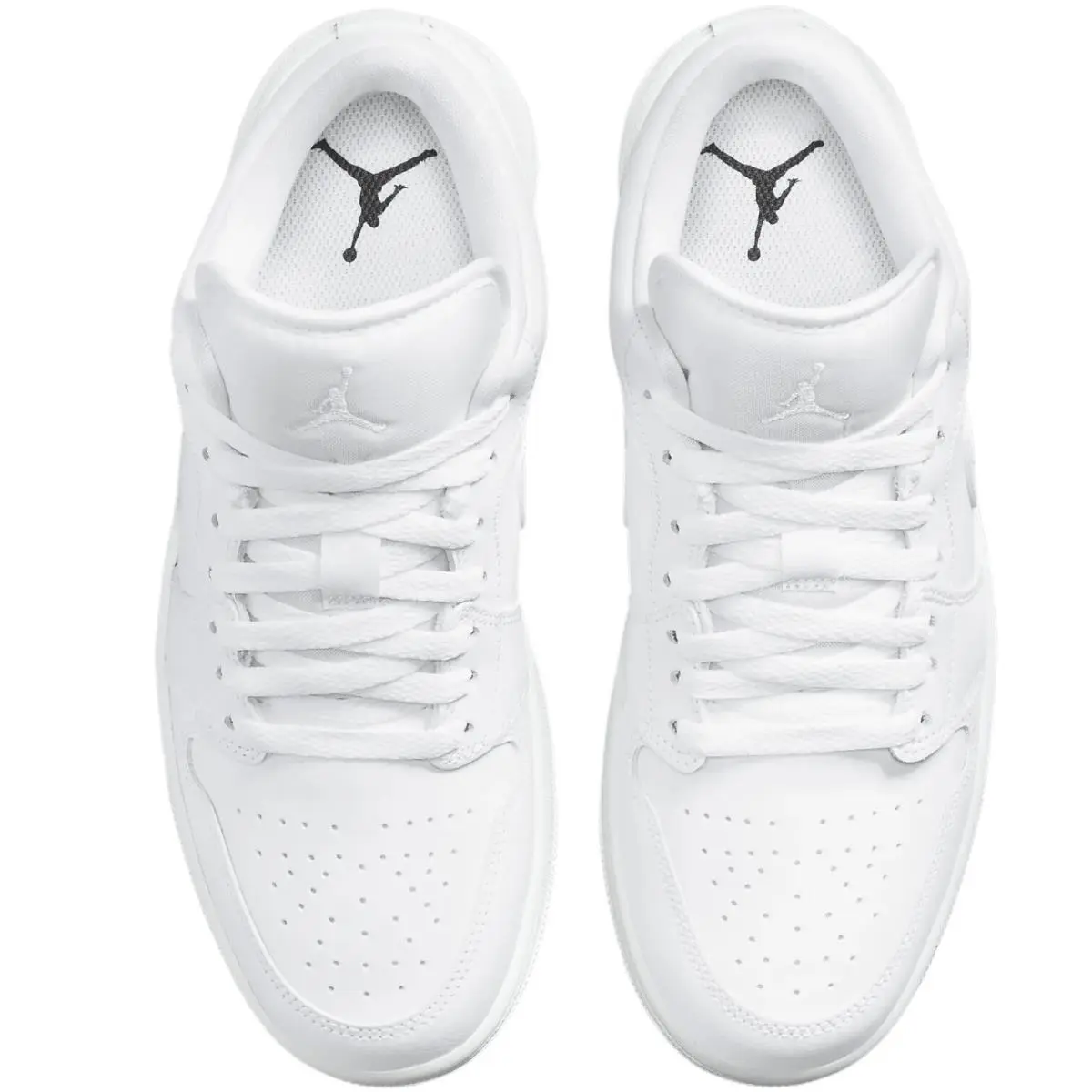 Nike shoes - Nike Air Jordan 1 Low Retro - White/White/Black 12