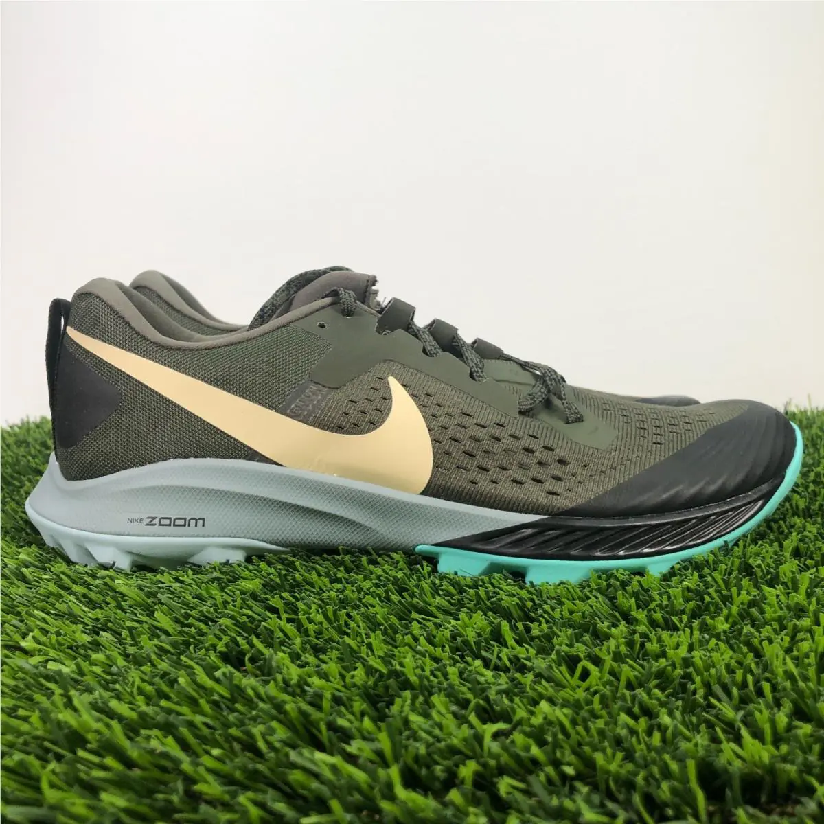 Nike shoes - Nike Air Zoom Terra Kiger 5 - AQ2219 301 - Khaki, Manufacturer: Cargo Khaki/Team Gold/Black/Jade Stone 2