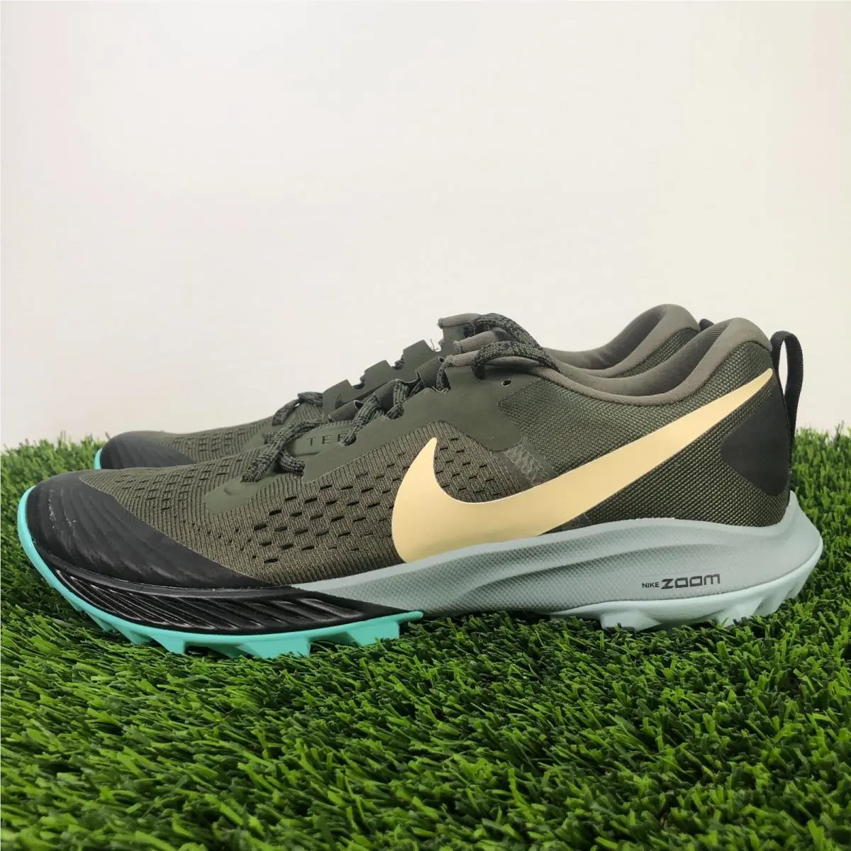 Nike shoes - Nike Air Zoom Terra Kiger 5 - AQ2219 301 - Khaki, Manufacturer: Cargo Khaki/Team Gold/Black/Jade Stone 6