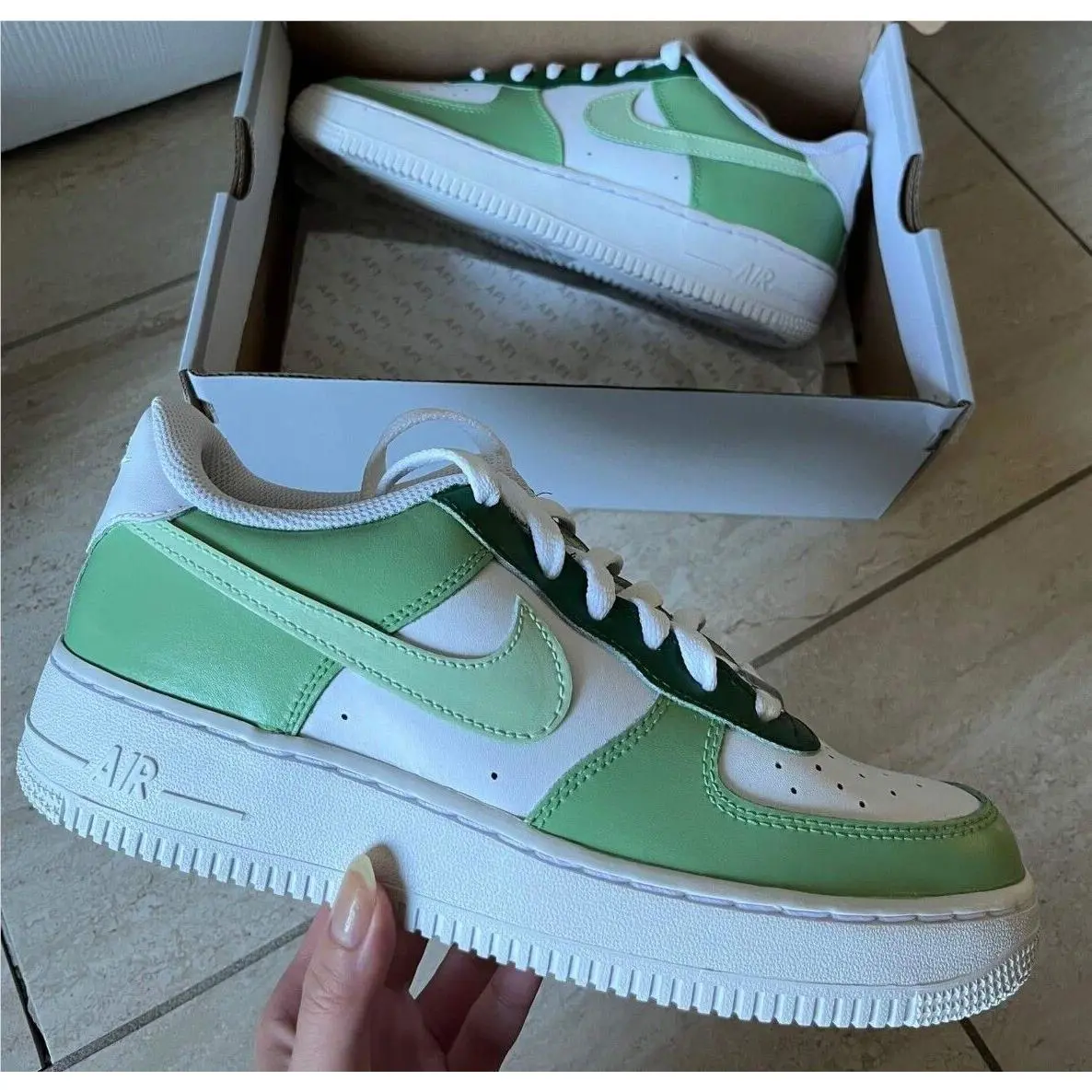 Nike shoes - Nike Air Force 1 - Air Force - CW2288-111 - Green 19