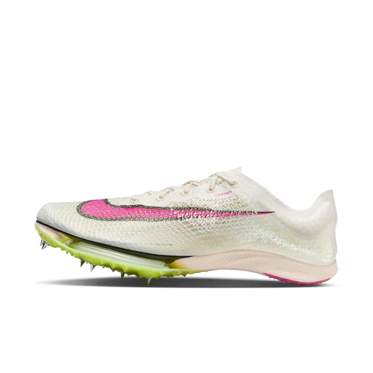 CD4385-101 Mens Nike Air Zoom Victory `sail Fierce Pink` NO Lid - Sail/Light Lemon Twist/Guava Ice/Fierce Pink
