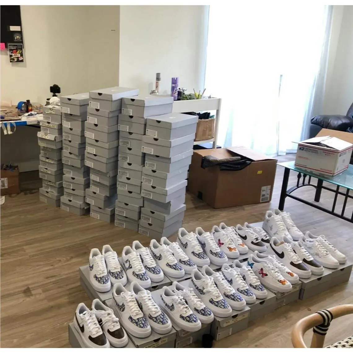 Nike shoes Air Force - Blue 14