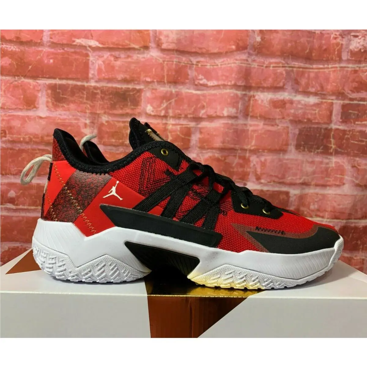 Nike shoes - NIKE JORDAN TAKE - TAKE - CW2458-607 - University Red/Metallic Gold/Black 5
