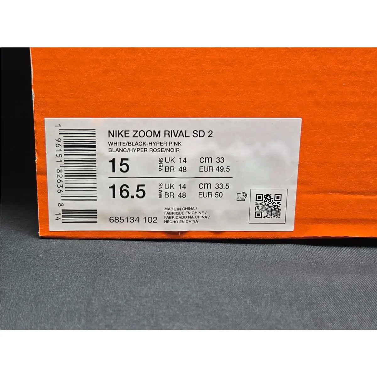 Nike shoes - Nike Zoom Rival - Zoom Rival - 685134-102 - Pink 10