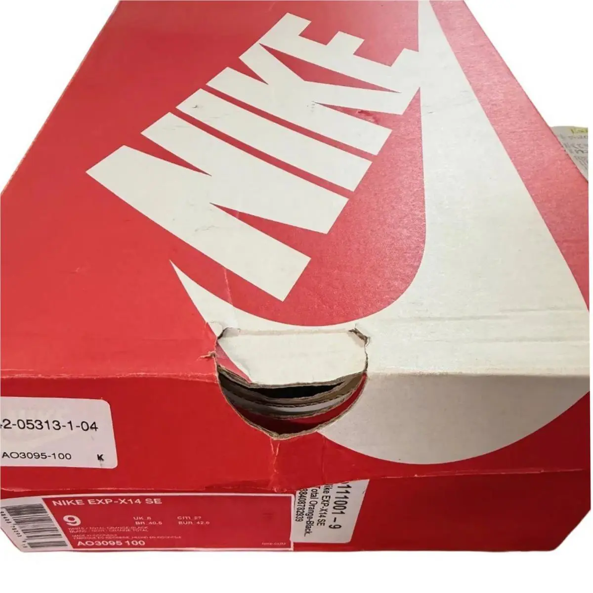 Nike shoes - Nike EXP-X14 SE - AO3095-100 - White/Total Orange-Black 12