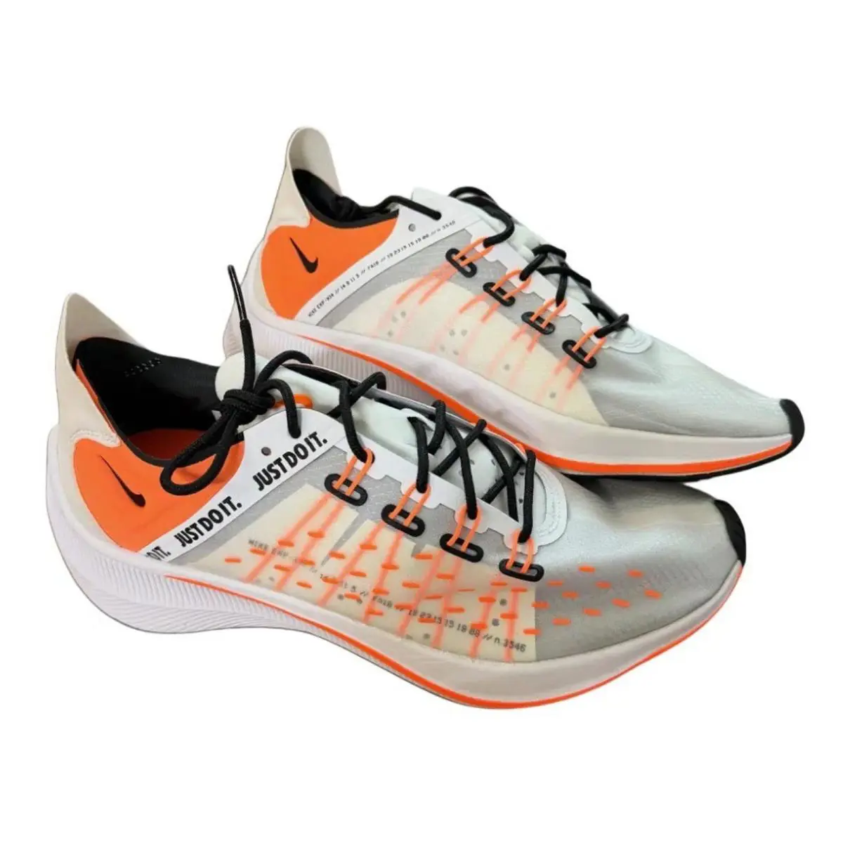 Nike shoes - Nike EXP-X14 SE - AO3095-100 - White/Total Orange-Black 6