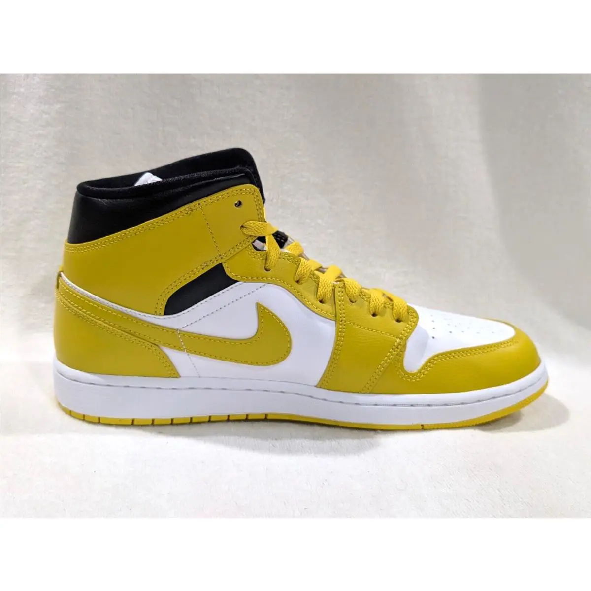 Nike shoes - Air Jordan 1 Mid - Air Mid - BQ6472-170 - White/Vivid Sulfur/Black 5