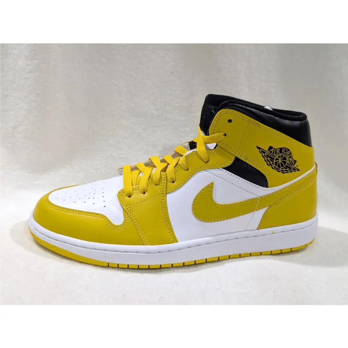 Nike shoes - Air Jordan 1 Mid - Air Mid - BQ6472-170 - White/Vivid Sulfur/Black 6