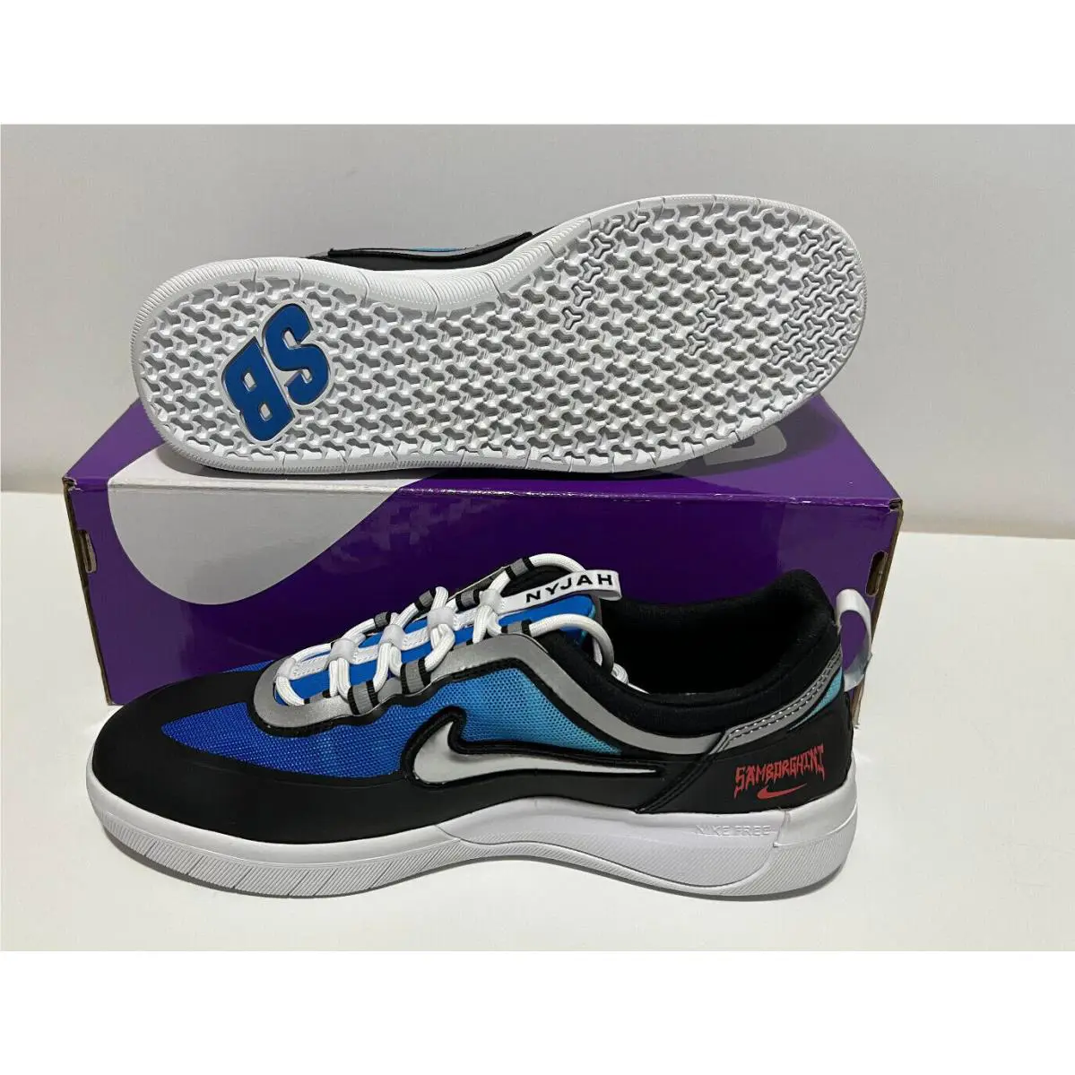Nike shoes - Nike SB Nyjah Free - Nyjah Free - DC9104 400 - Multicolor 3