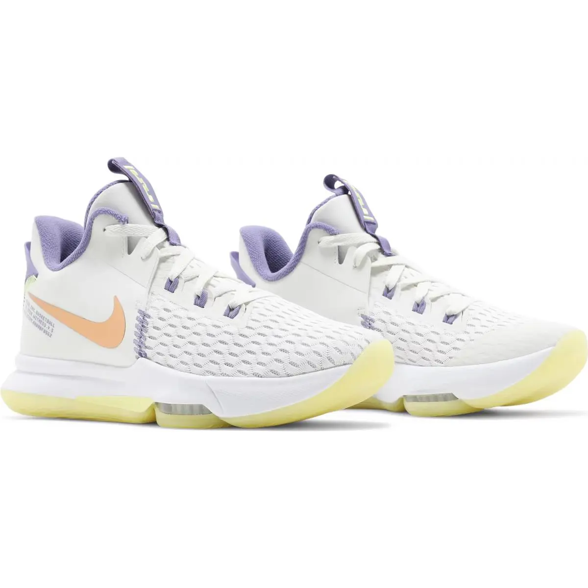 Nike shoes - Nike LeBron Witness - LeBron Witness - CQ9380-102 - Summit White/White/Light Zitron/Metallic Bronze 4