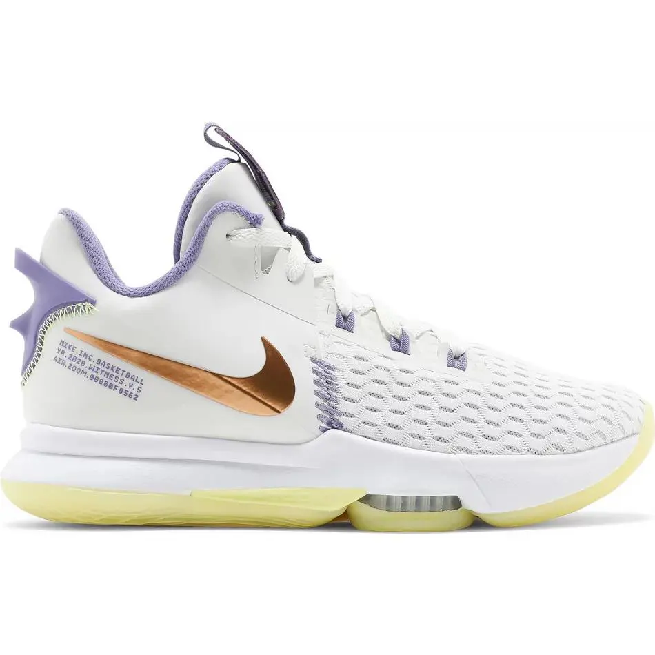 Nike shoes - Nike LeBron Witness - LeBron Witness - CQ9380-102 - Summit White/White/Light Zitron/Metallic Bronze 7