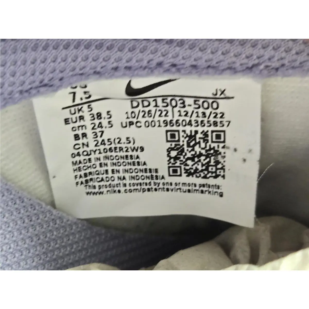 Nike shoes - Nike Dunk Low - Dunk Low - DD1503-500 - Purple 9