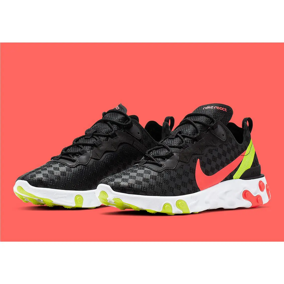 Nike shoes - BLACK, FLASH CRIMSON 2