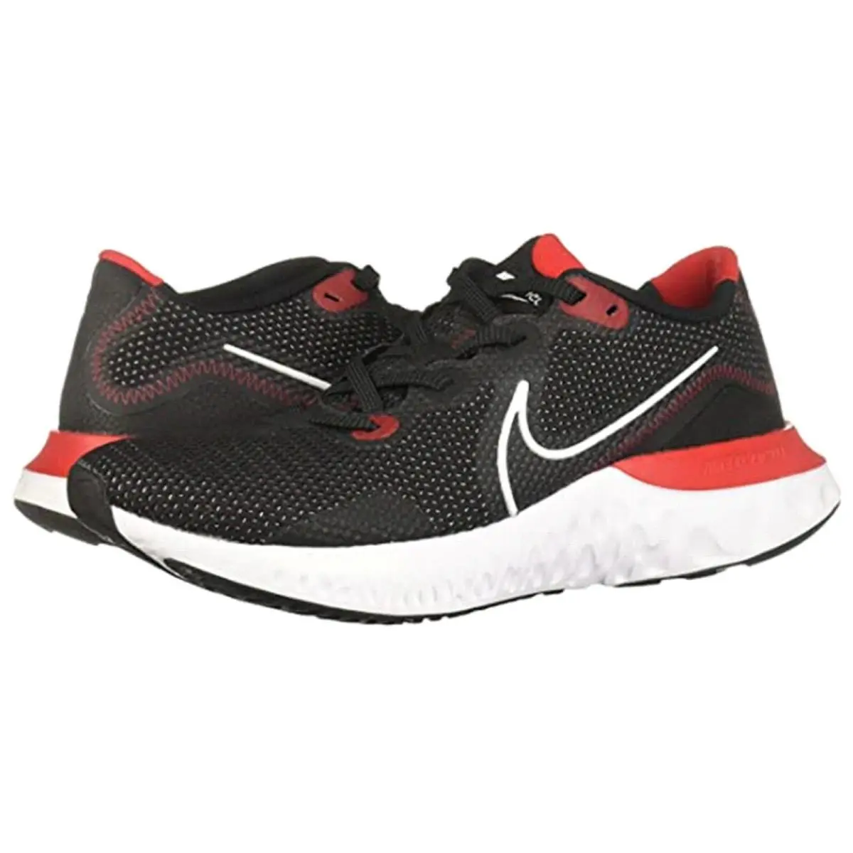 Nike shoes - Nike Renew Run - Renew Run - CK6357 005 - Black/White-University Red 0