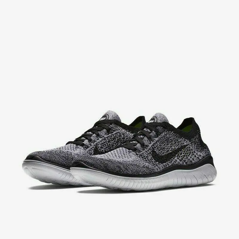 Nike shoes - Nike Free RN Flyknit - Free Flyknit - 942839-101 - Black / White / Grey 1