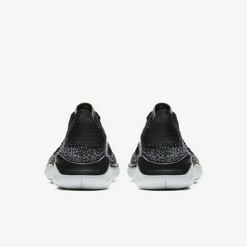 Nike shoes - Nike Free RN Flyknit - Free Flyknit - 942839-101 - Black / White / Grey 4