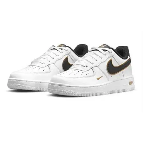 Nike shoes  - White/Black-Metallic Gold 1