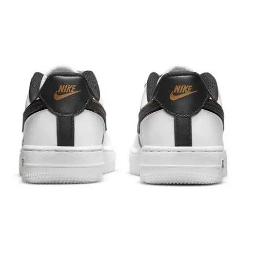 Nike shoes  - White/Black-Metallic Gold 7