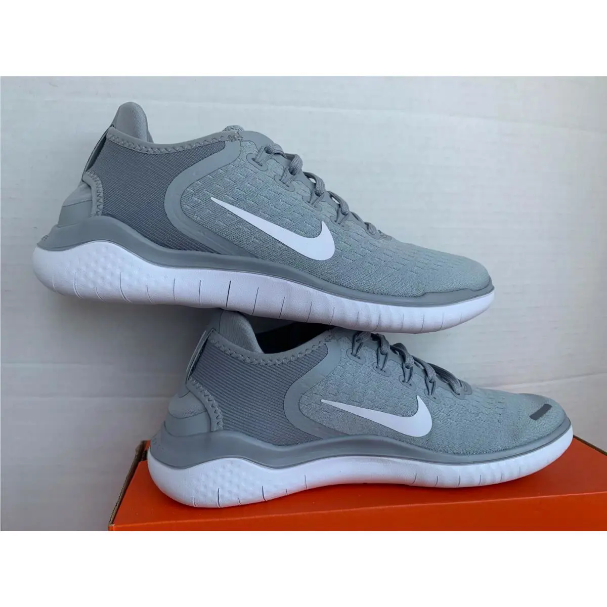 Nike shoes - Nike Free RN 2018 - Free - 942836 003 - WOLF GREY/WHITE-VOLT, Manufacturer: 942836 003 0