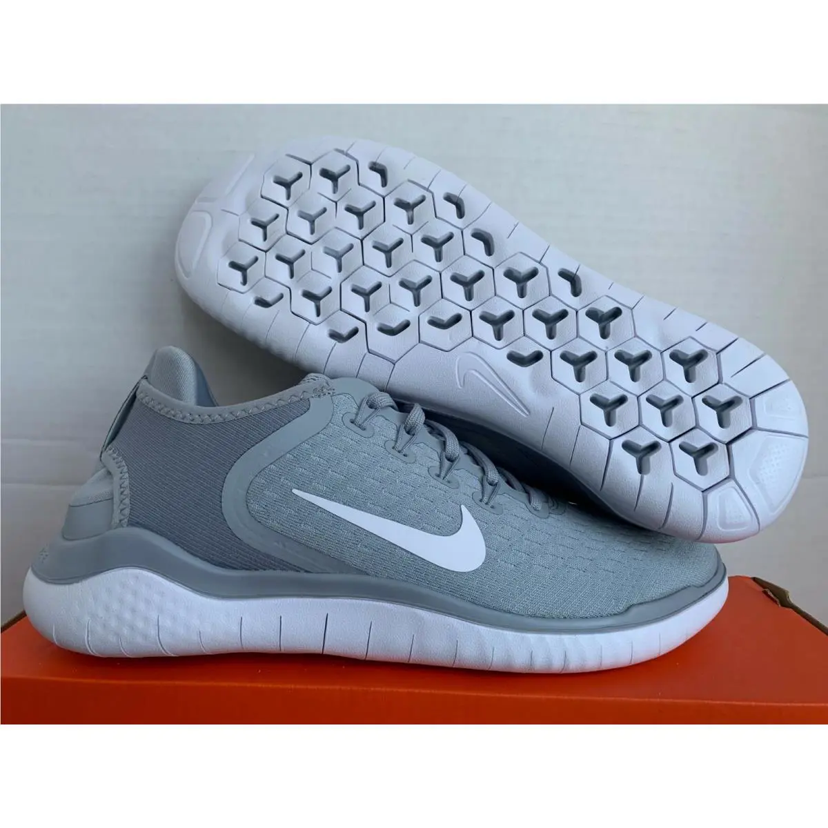 Nike shoes - Nike Free RN 2018 - Free - 942836 003 - WOLF GREY/WHITE-VOLT, Manufacturer: 942836 003 3