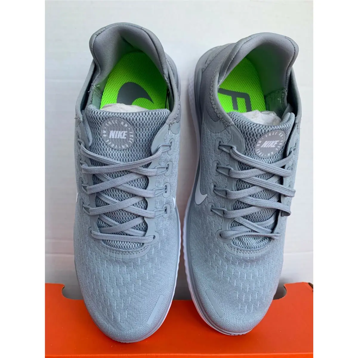 Nike shoes - Nike Free RN 2018 - Free - 942836 003 - WOLF GREY/WHITE-VOLT, Manufacturer: 942836 003 4