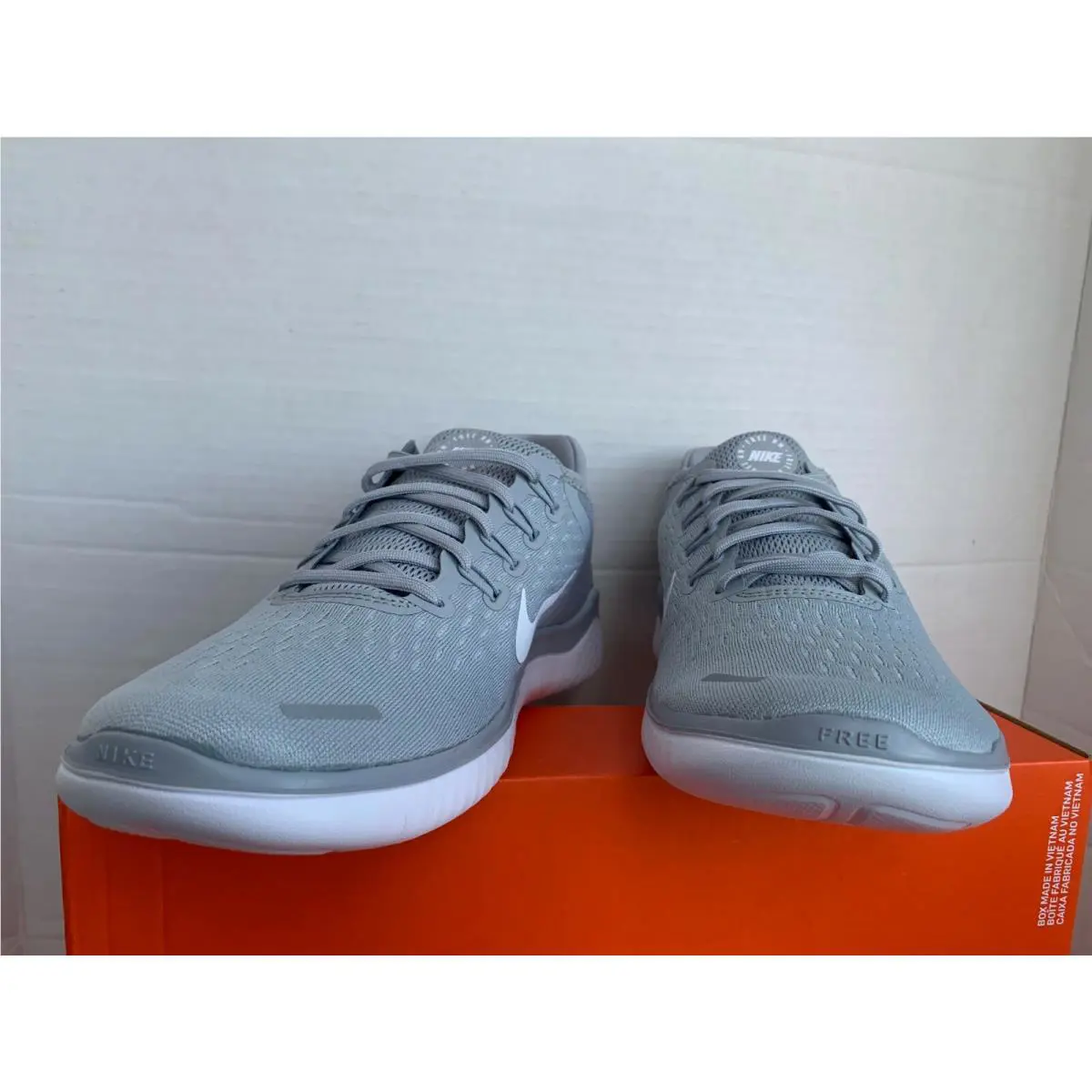 Nike shoes - Nike Free RN 2018 - Free - 942836 003 - WOLF GREY/WHITE-VOLT, Manufacturer: 942836 003 6