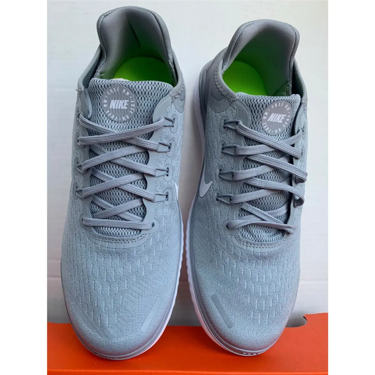 Nike shoes - Nike Free RN 2018 - Free - 942836 003 - WOLF GREY/WHITE-VOLT, Manufacturer: 942836 003 7