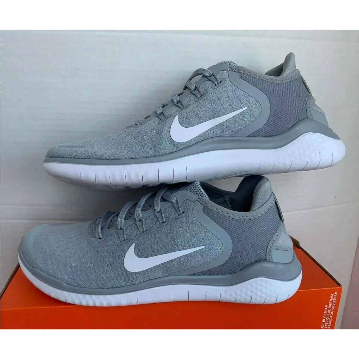 Nike shoes - Nike Free RN 2018 - Free - 942836 003 - WOLF GREY/WHITE-VOLT, Manufacturer: 942836 003 11