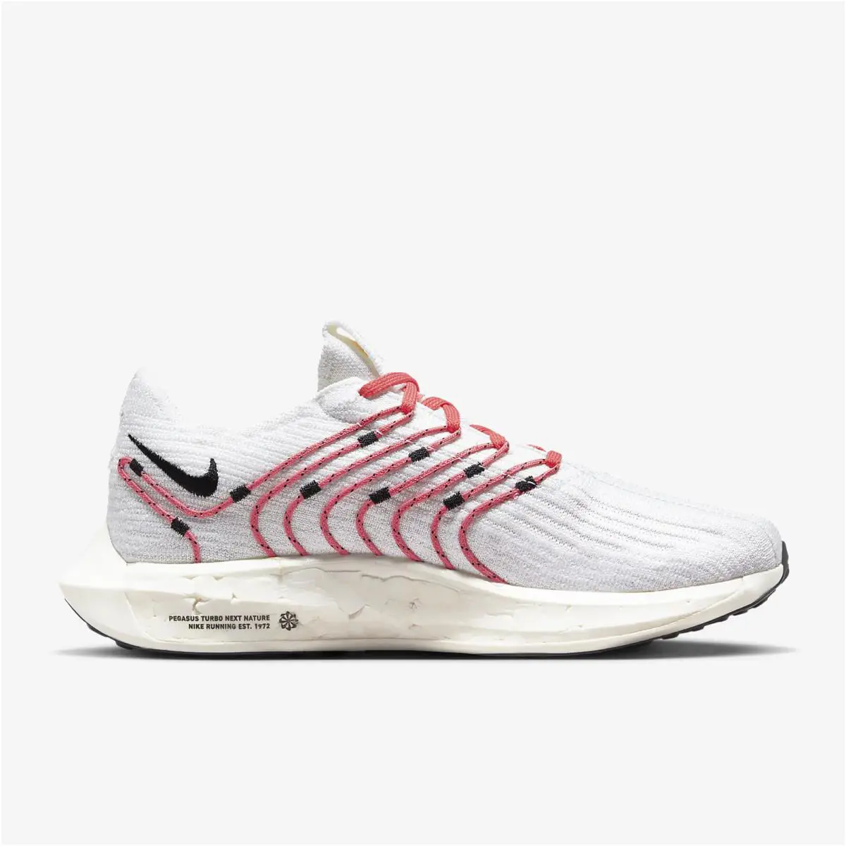 Nike shoes - NIKE PEGASUS TURBO NEXT NATURE - White/Sea Coral/Black/Topaz Gold 3