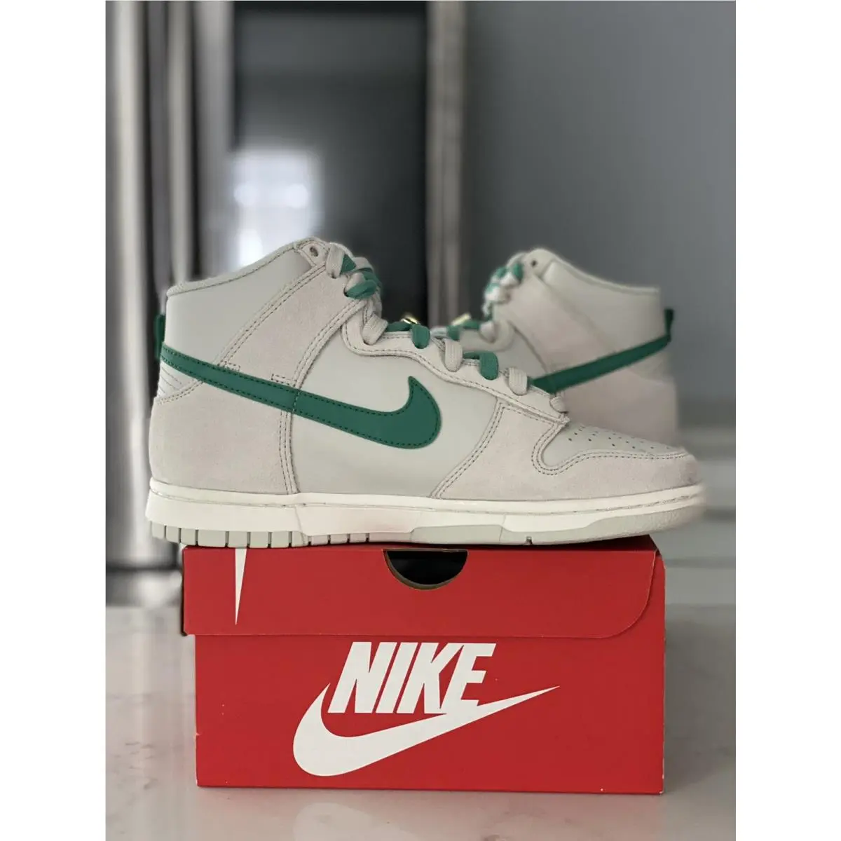 Nike shoes - Nike Dunk High - Dunk High - DD0733-001 - Green 0