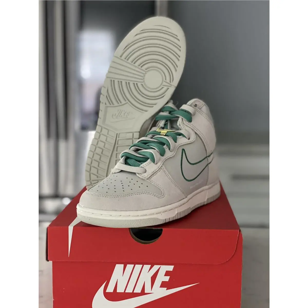 Nike shoes - Nike Dunk High - Dunk High - DD0733-001 - Green 10