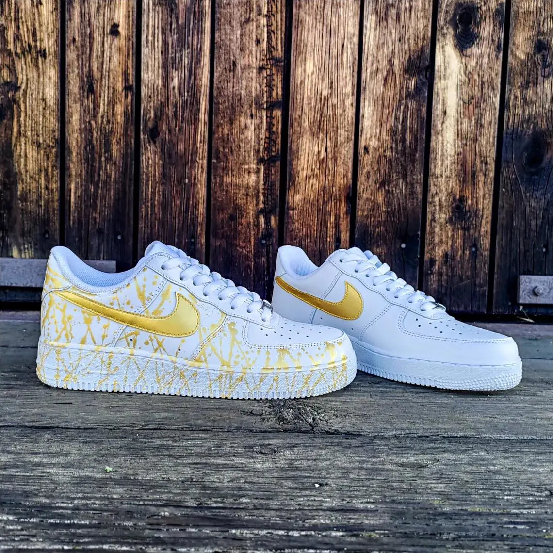 Nike shoes - Nike Air Force 1 - Air Force - CW2288-111 - Gold 1