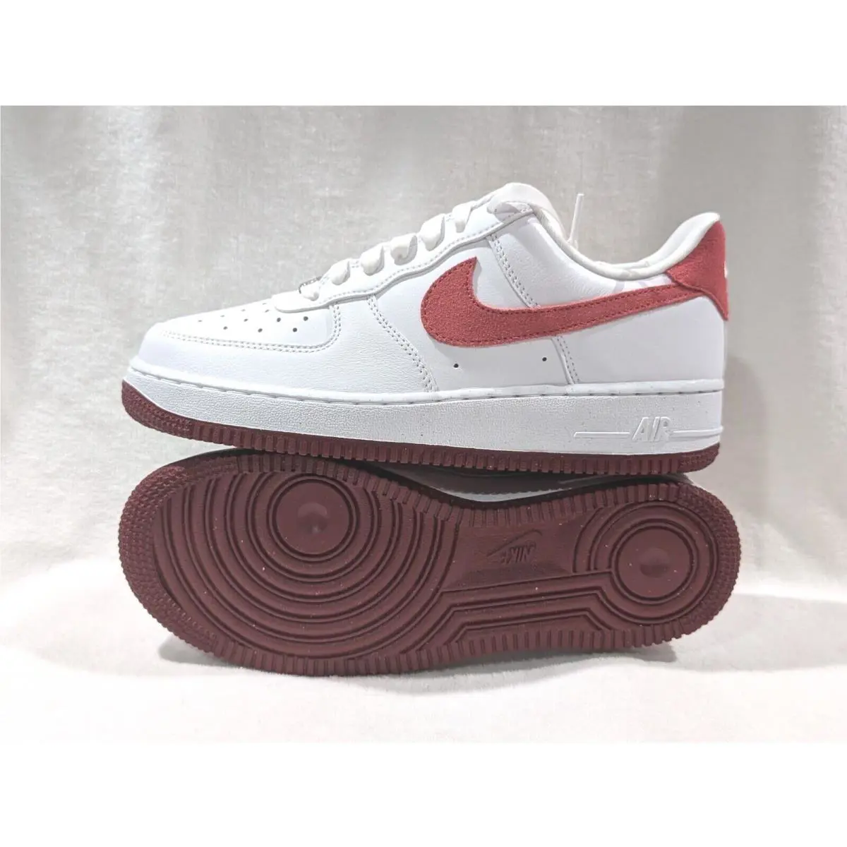 Nike shoes - Nike Air Force 1 `07 - FQ7626-100 - White/Adobe/Red 3