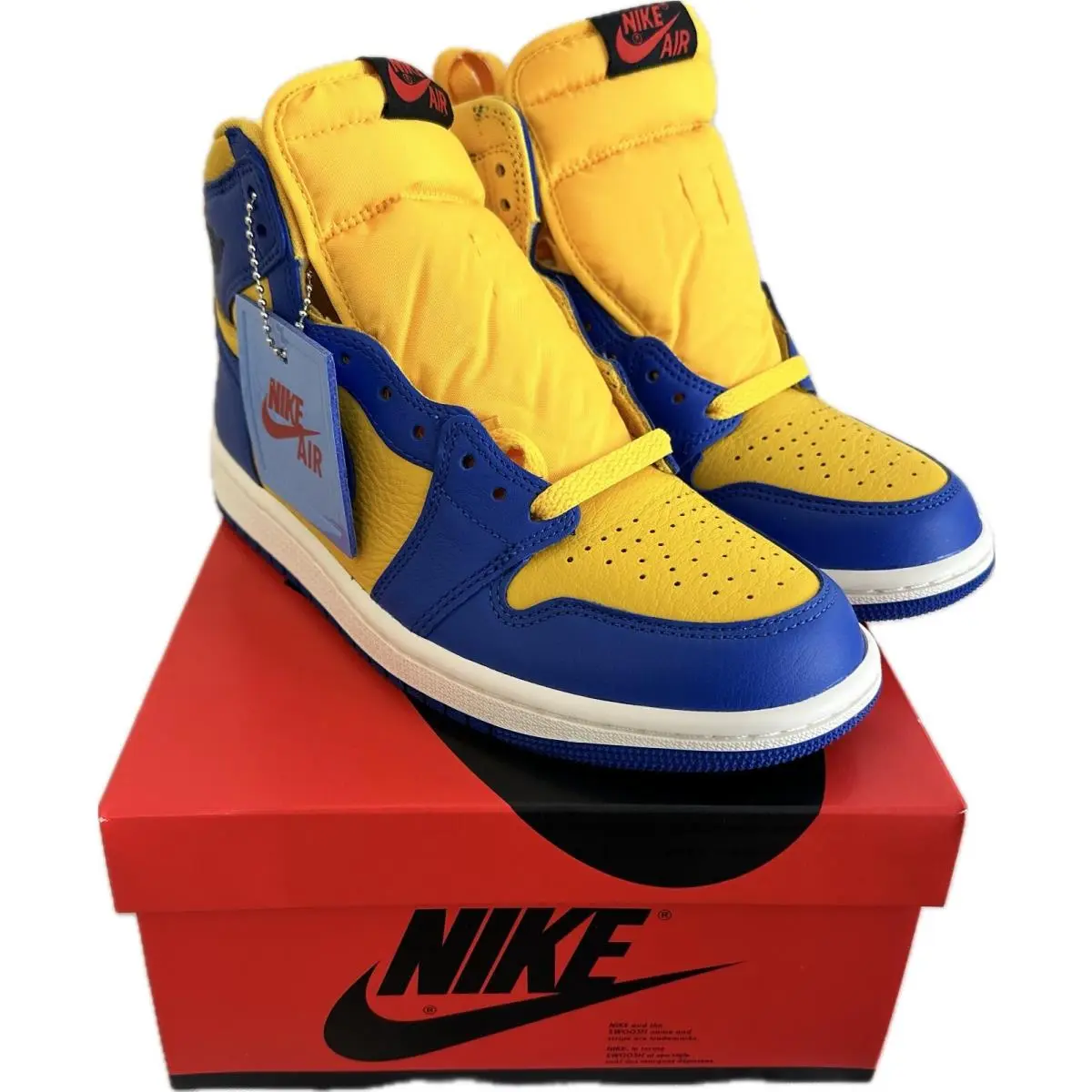 Nike shoes - Nike Air Jordan 1 - Air - FD2596700 - Yellow, Varsity Maize/Game Royal/Sail/Black/Fire Red 10