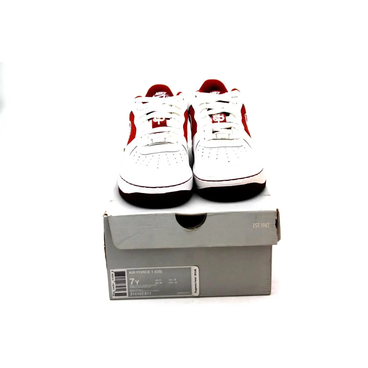 Nike shoes - Nike Air Force 1 Low - TERRA COTTA/WHITE-TEAM RED 7