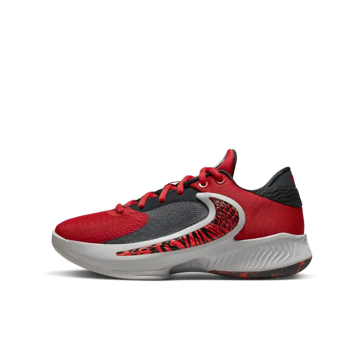 DQ0553-600 Grade School Nike Zoom Freak 4 Safari GS ` - University Red/Safety Orange/Black/Bright Crimson