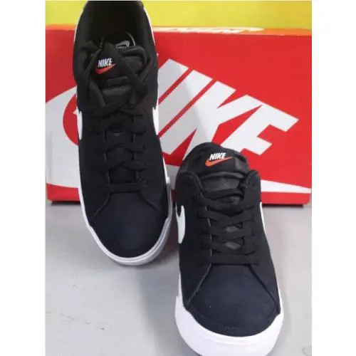Nike shoes - Nike Court - Court - black suede 0
