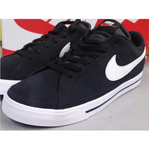Nike shoes - Nike Court - Court - black suede 1