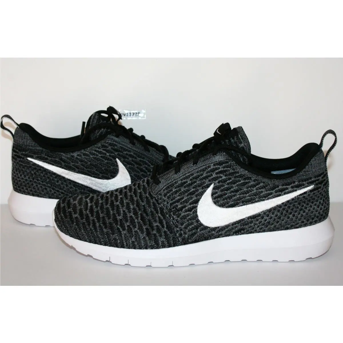 Nike shoes - Nike Roshe Run NM Flyknit - 677243 010 - Black 0