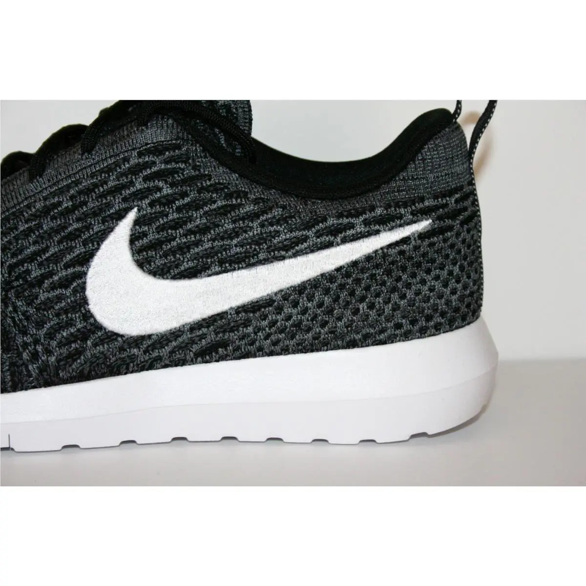 Nike shoes - Nike Roshe Run NM Flyknit - 677243 010 - Black 2