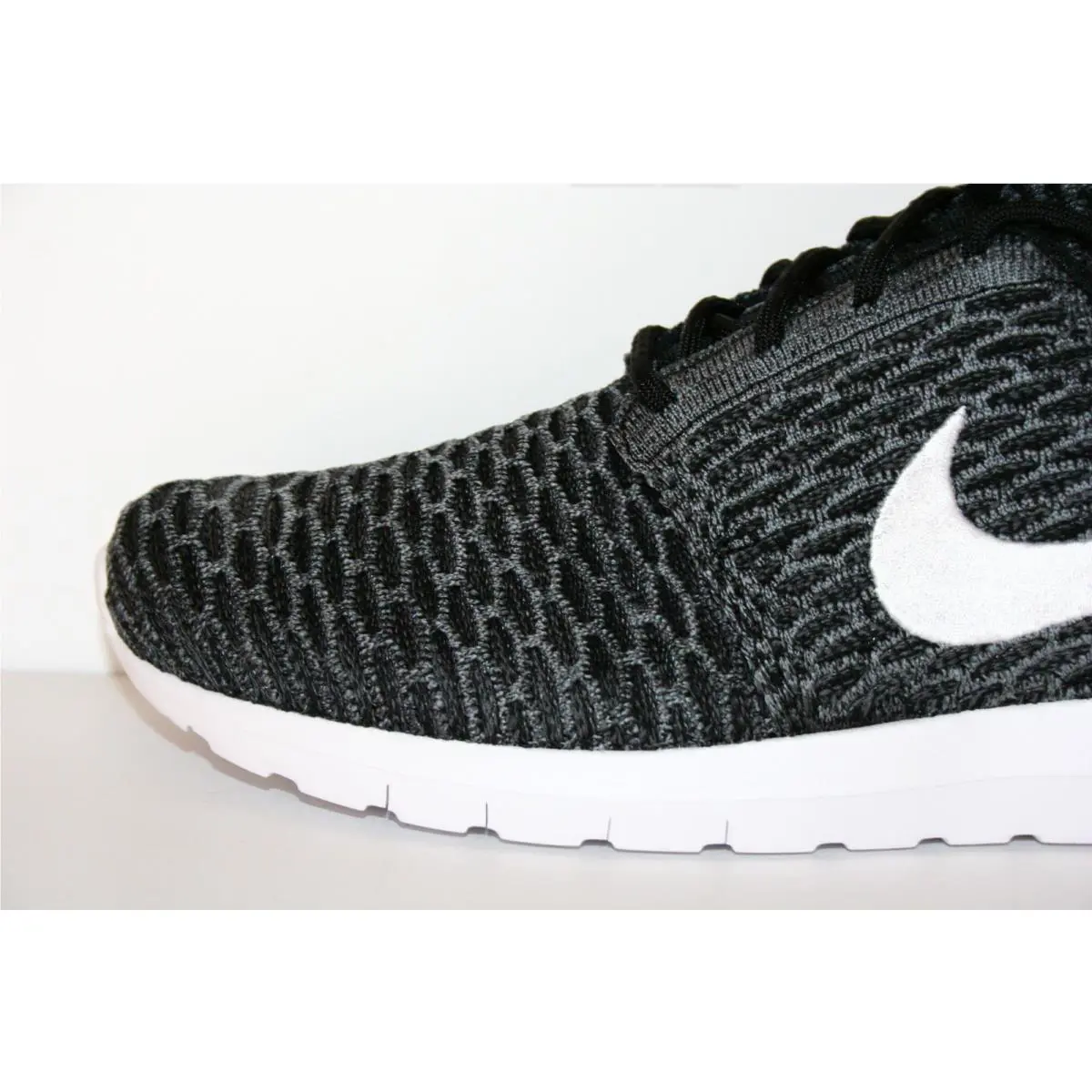 Nike shoes - Nike Roshe Run NM Flyknit - 677243 010 - Black 1