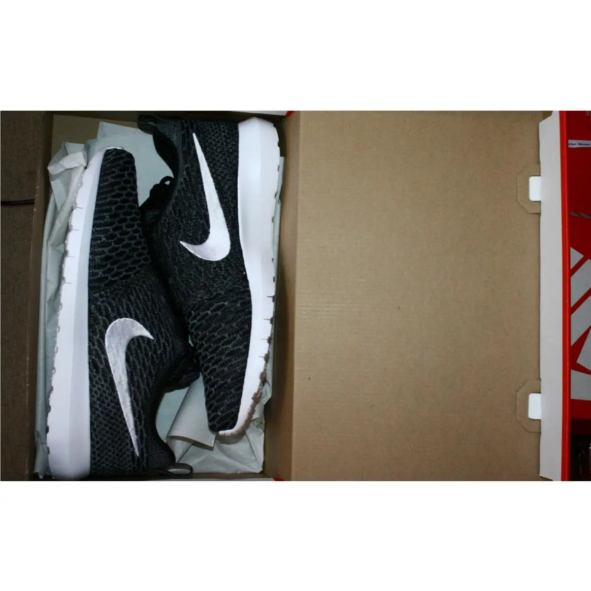 Nike shoes - Nike Roshe Run NM Flyknit - 677243 010 - Black 6