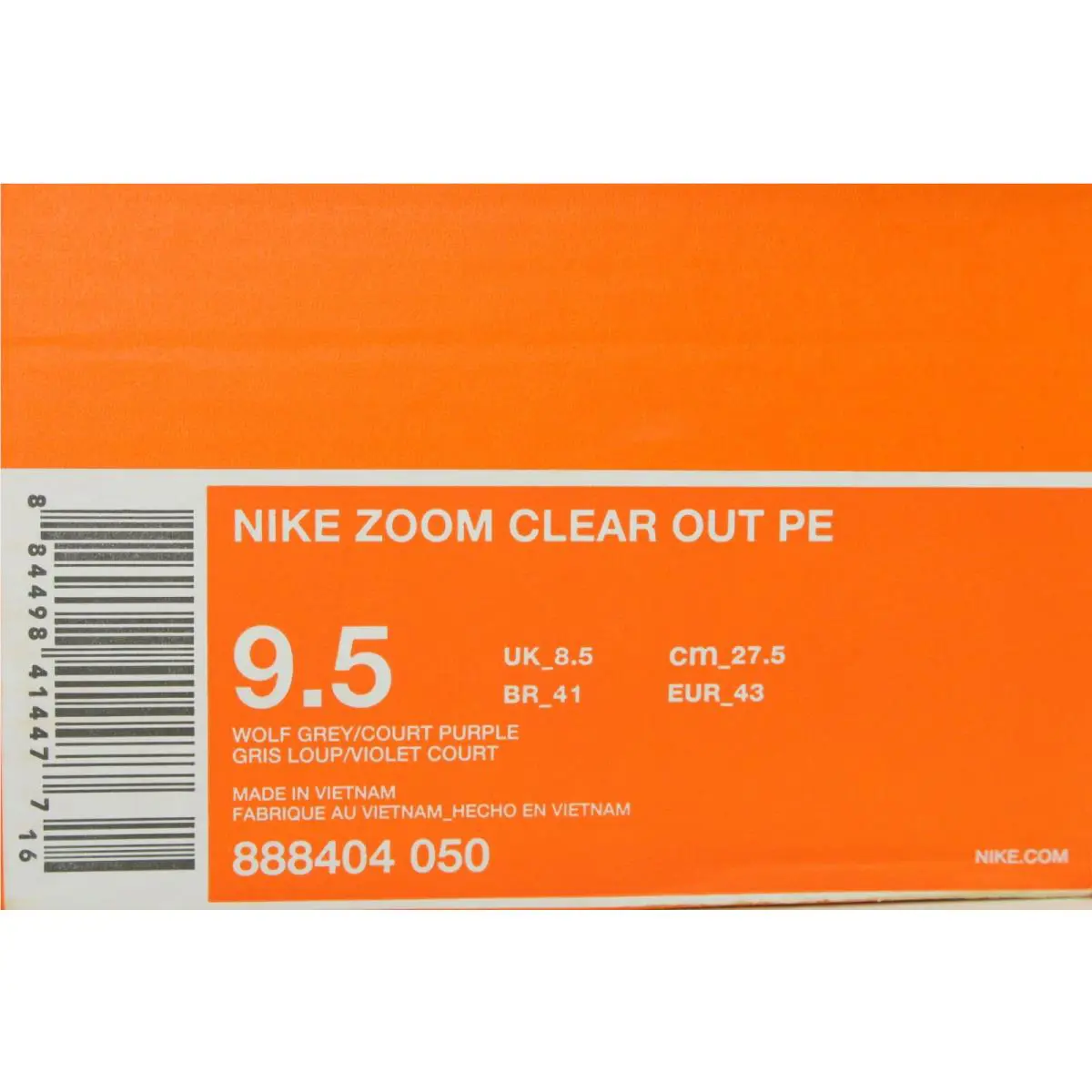 Nike shoes - Wolf Grey, Court Purple 12