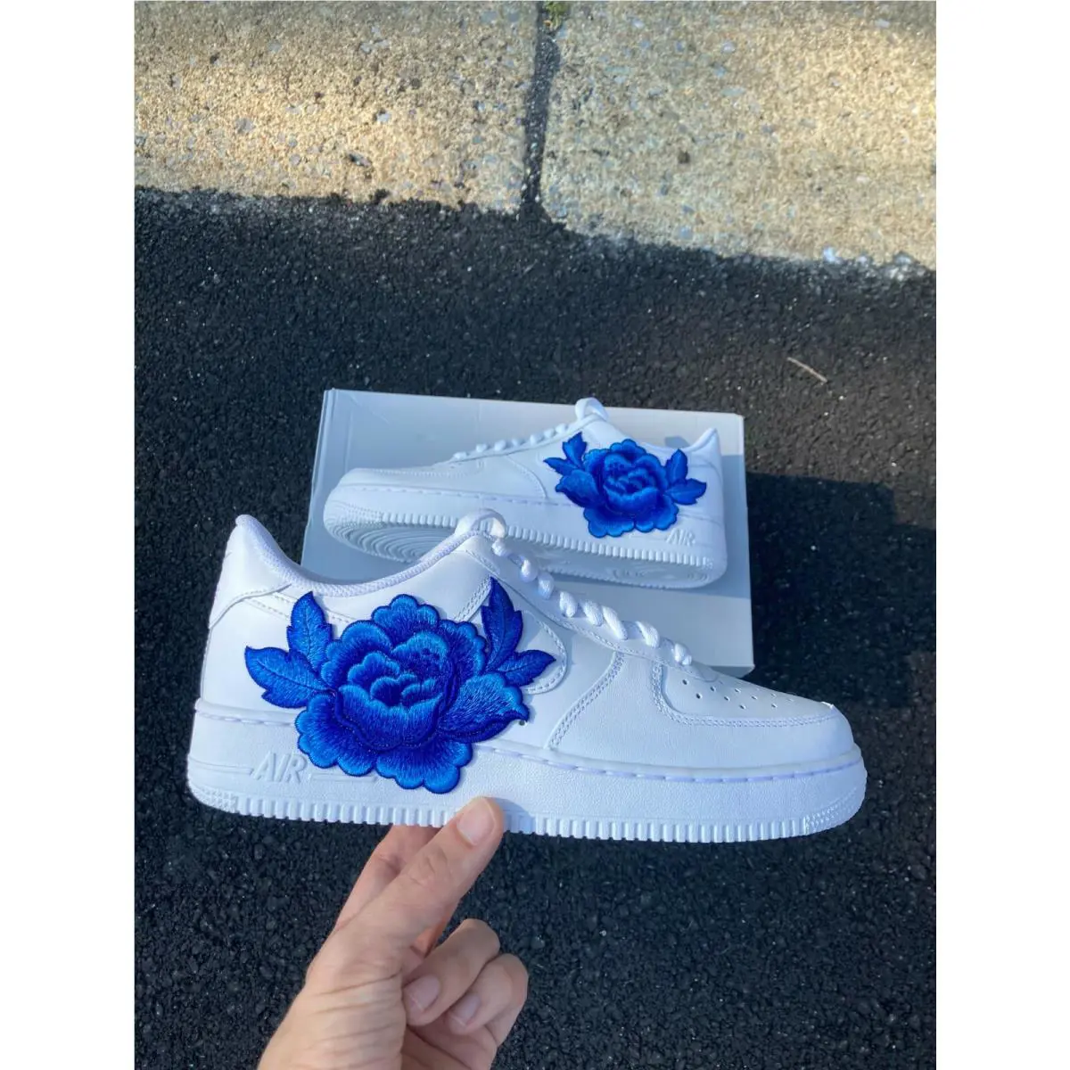 Nike shoes - Nike Air Force 1 - Air Force - CW2288-111 - White, Of Rose: Blue 5