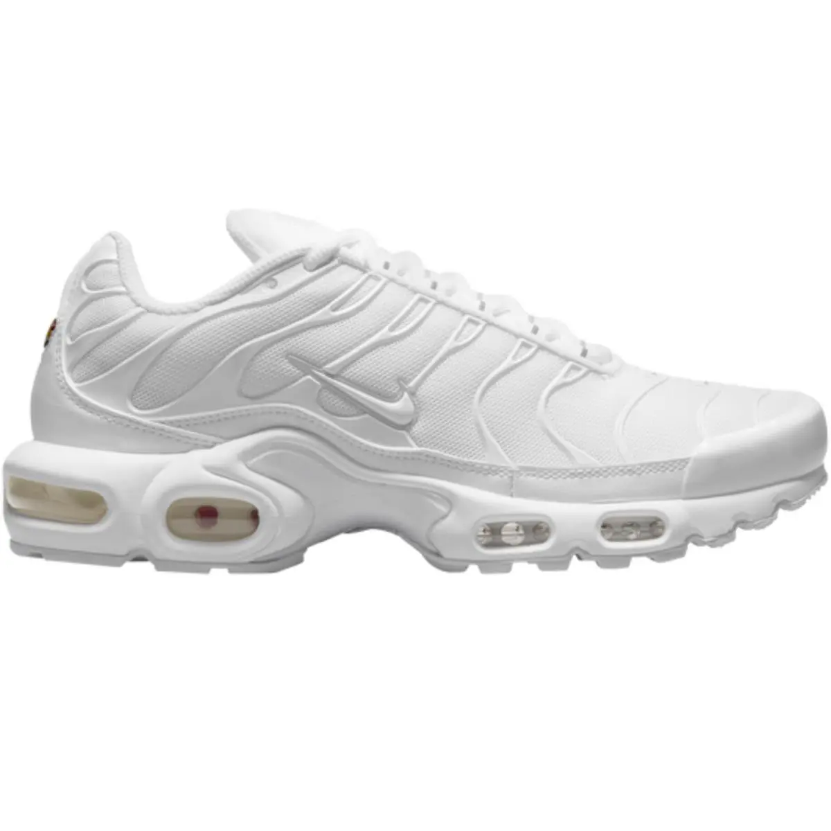 Nike Air Max Plus TN Women Sneaker Shoe Size 6-11 Colors Athletic - White/Pure Platinum/White