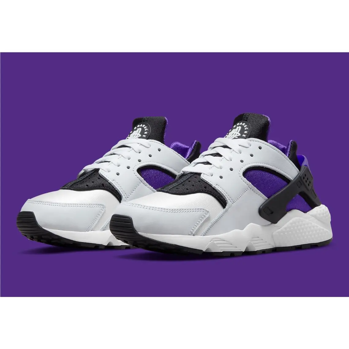 Nike shoes - White, Black, Electro Purple 1