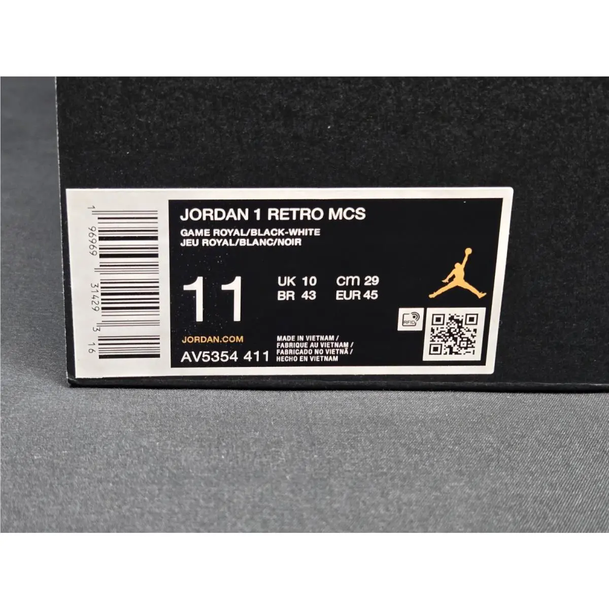 Nike shoes - Nike Air Jordan 1 - Air - Blue 9