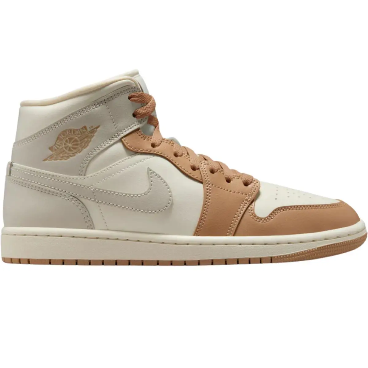 Nike shoes - Air Jordan 1 Mid - Air Mid - Sail/Off Noir/White/Gym Red 46
