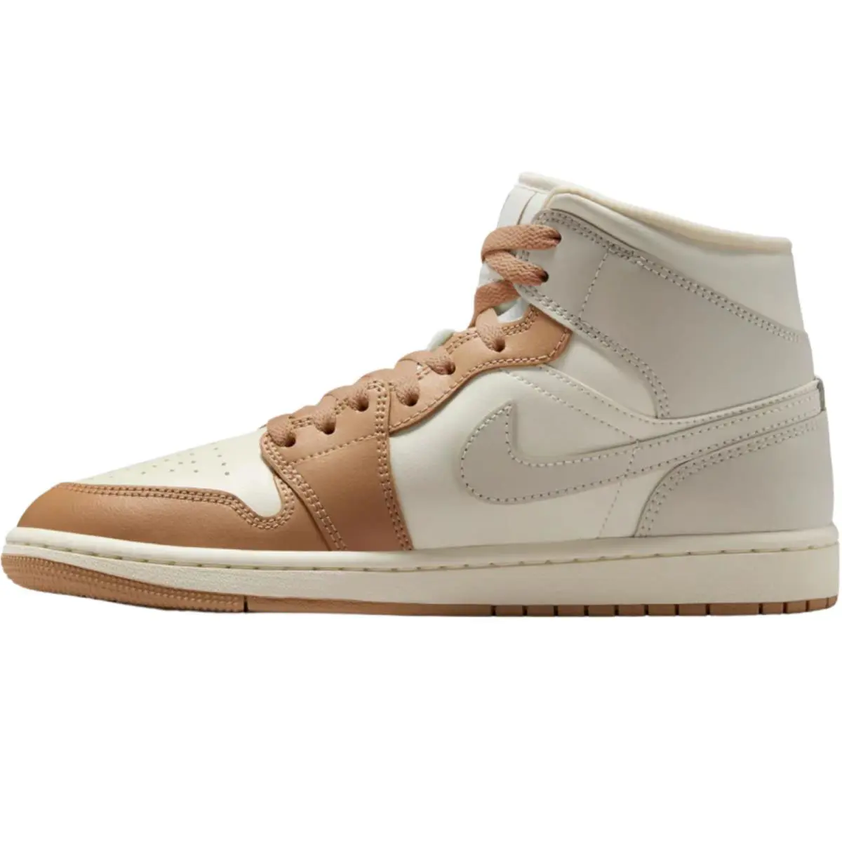 Nike shoes - Air Jordan 1 Mid - Air Mid - Sail/Off Noir/White/Gym Red 47